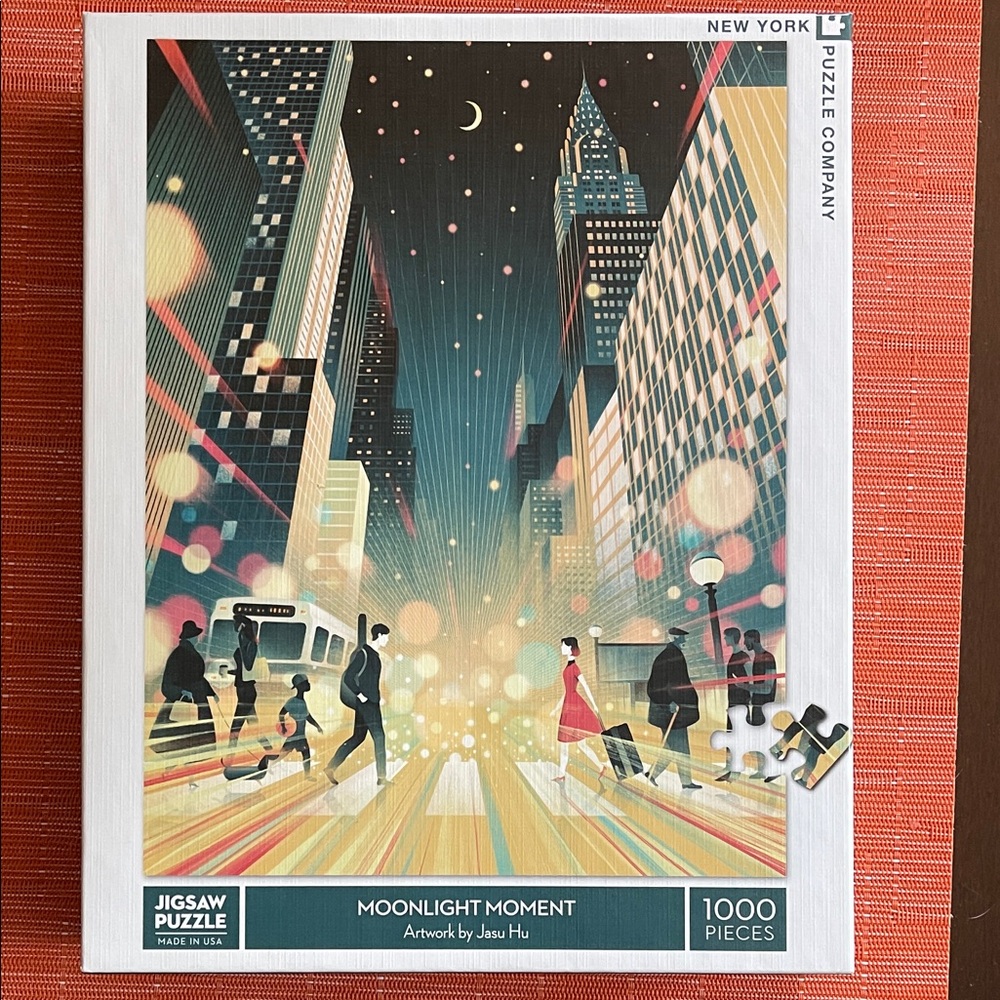 New York Puzzle Company Moonlight Moment Jigsaw Puzzle - 1000 Pieces